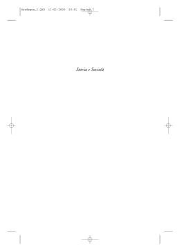 Storia e Societ&agrave;