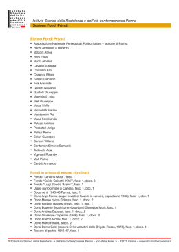 Scarica file PDF Archivio - Istituto Storico della Resistenza e dell`Et&agrave;