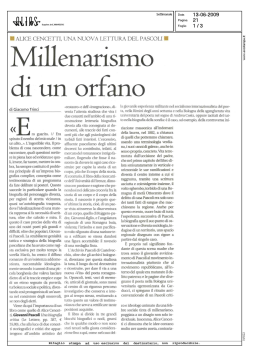 Dalla rassegna stampa. Alias 13.06.09