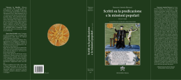 Scritti su la predicazione e le missioni popolari