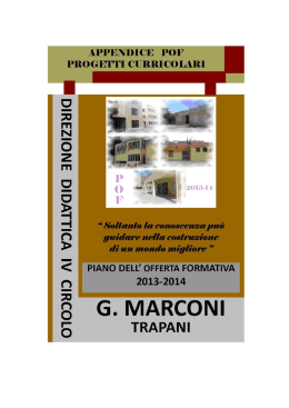 La dimensione progettuale curricolare - Guglielmo Marconi