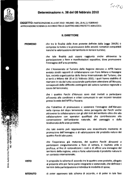 Scarica il documento - Parco Nazionale d`Abruzzo Lazio e Molise