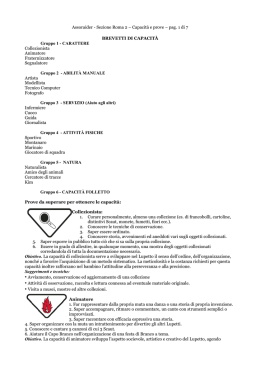 Assoraider - Sezione Roma 2 – Capacità e prove – pag. 1 di 7
