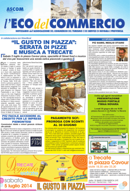il gusto in piazza