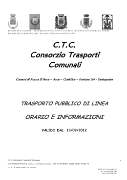 CTC Consorzio Trasporti Comunali