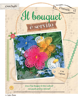 Il bouquet &egrave; servito