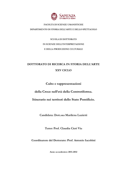 Culto e rappresentazioni della Croce nell`età - Padis