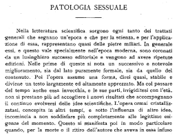 PATOLOGIA SESSUALE