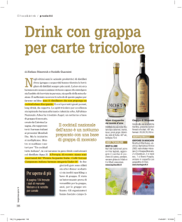 Drink con grappa