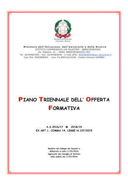 PTOF – MIIC8E900V PDF - Istituto Comprensivo via Palestro