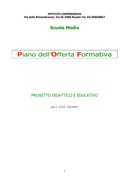 Offerta Formativa