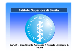 Diapositiva 1 - Istituto Superiore di Sanità