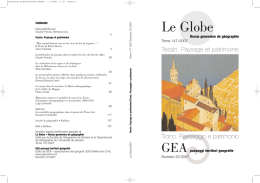 Le Globe - Gea Ticino