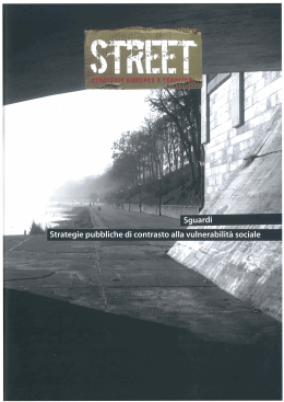 Sommario della Pubblicazione Street/Sguardi