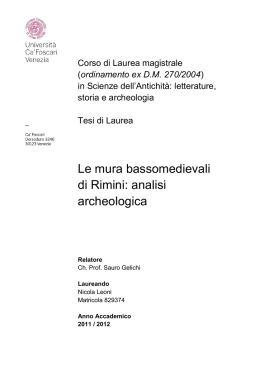 View/Open - Universit&agrave; Ca` Foscari di Venezia