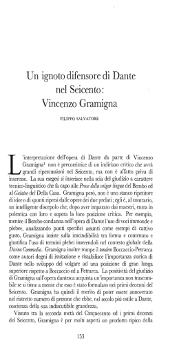 Un ignoto difensore di Dante