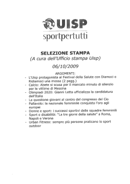 Scarica il pdf - Uisp intranet