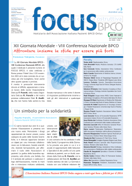 FocusBPCO n 3 2013 - Associazione Italiana Pazienti BPCO