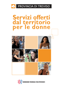 Servizi offerti dal territorio per le donne
