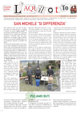 VI numero - Comune di Buti