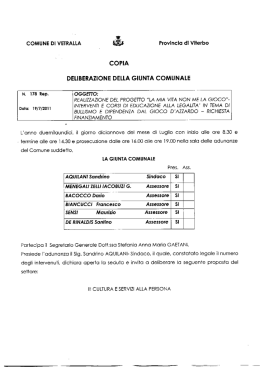 N. 178 Rep - PD Vetralla