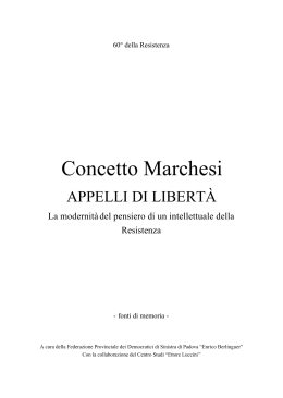 Concetto Marchesi - ANPI Sezione Vittoria Milano