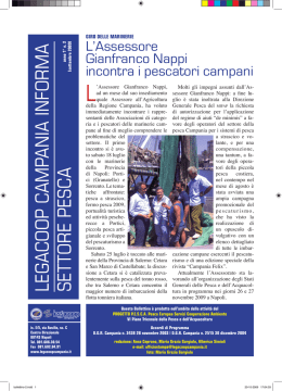 legacoop campania informa settore pesca