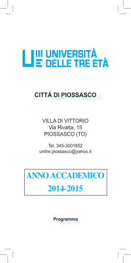 anno accademico 2014-2015