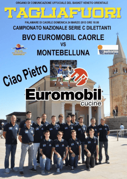 montebelluna - Basket Veneto Orientale Caorle