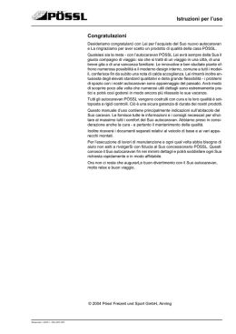 Istruzioni per l`uso Congratulazioni