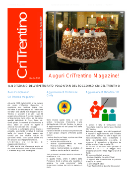 Auguri CriTrentino Magazine!