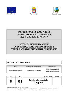 lavori - Comune di Laterza