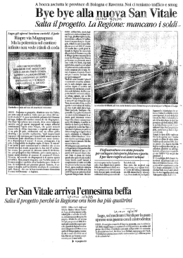 14 aprile 2009 - Rassegna Stampa