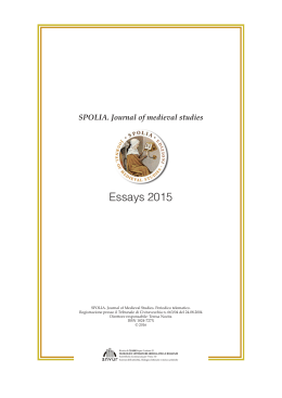 Spolia 2015. Essays