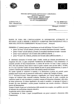 MINISTERO dell`ISTRUZIONE, dell`UNIVERSITA - IC Jones