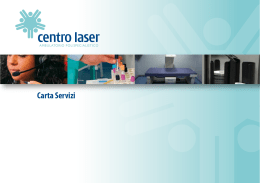 Carta Servizi - Centro Laser srl