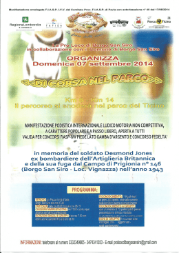 , 1 <, - Podismo Lombardo
