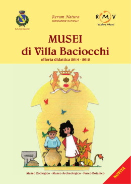 MUSEI di Villa Baciocchi