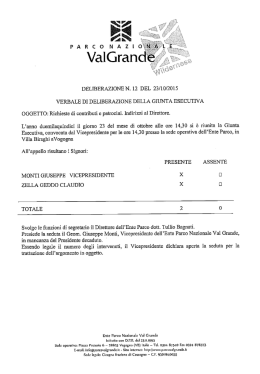 Richieste di contributi e patrocini. Indirizzi al Direttore.