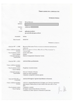 di leo - ARTA - Assessorato Territorio ed Ambiente