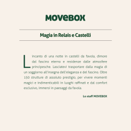 Magia in Relais e Castelli