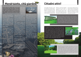 Mendrisiotto, città giardino Cittadini attivi!