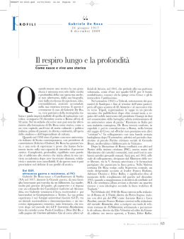 Il respiro lungo e la profondit&agrave; - Edizioni Dehoniane