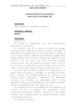 Verbale Consiglio 29-11-2007