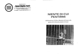 Niente di cui Pentirmi