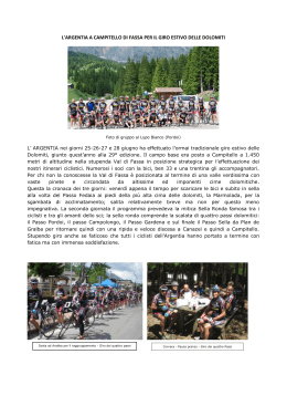 Campitello di Fassa - ASD Argentia Ciclismo