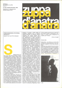 MENSILE DI CINEMA E ALTRO Anno II N. 20-21