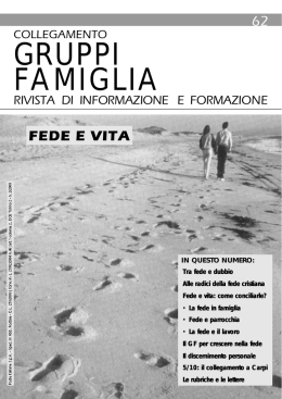 luglio - Gruppi Famiglia