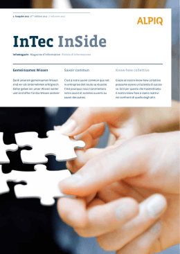 InTec InSide - Alpiq InTec