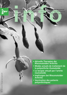 info Nr. 119 - Schweizerische Polyarthritiker Vereinigung